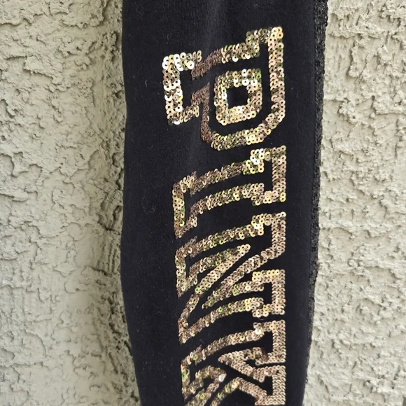 VS PINK Black Sequin Joggers - Picture 7 of 7